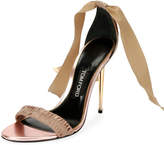 Thumbnail for your product : Tom Ford Patent Ankle-Tie 105mm Sandal