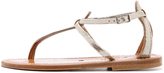 Thumbnail for your product : K. Jacques Buffon Metallic Sandals
