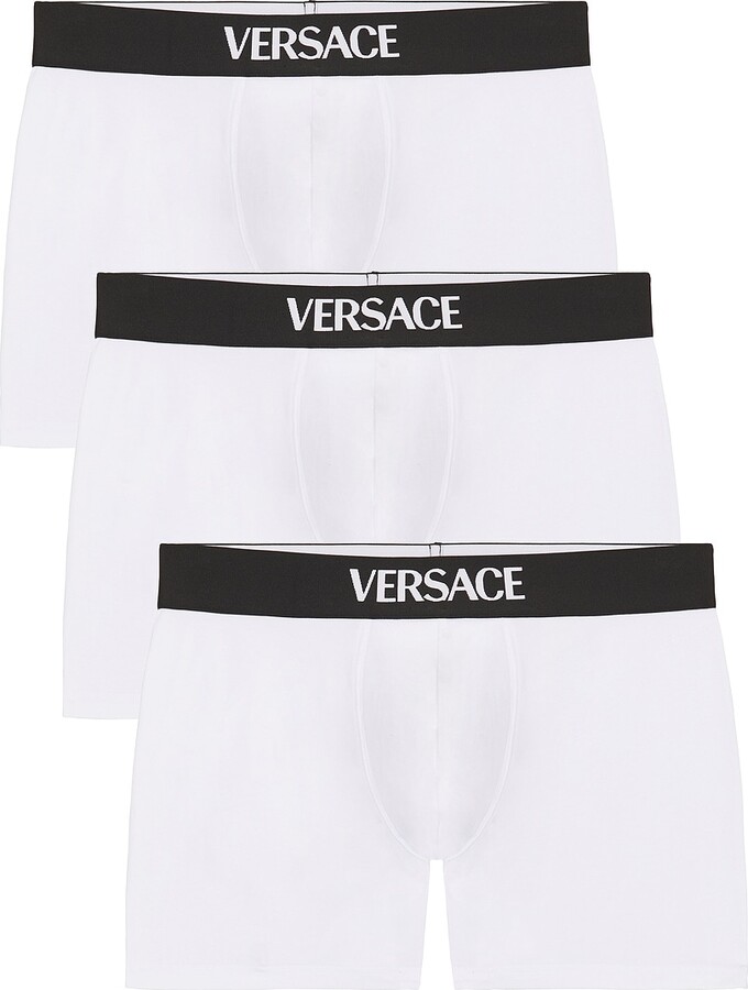 Versace 3 Pack Trunk in White