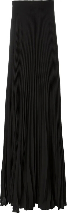 Ralph Lauren Collection Pleated Maxi Skirt