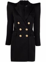 Thumbnail for your product : Balmain Peak-Lapel Double-Breasted Dress