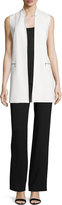 Thumbnail for your product : Elie Tahari Arlena Long Textured Stretch-Knit Vest