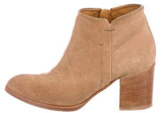 Alberto Fermani Suede Pointed-Toe Ankle Boots