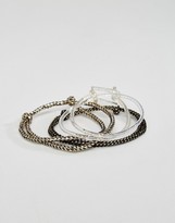 Thumbnail for your product : ASOS Bracelet Pack In Gold And Glitter