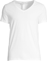 Thumbnail for your product : Hanro Cotton Superior Short Sleeve V-Neck Tee