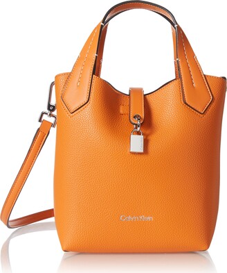Calvin Klein Caramel Isabella Rocky Road Crossbody Bag