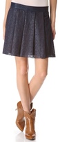 Thumbnail for your product : Thakoon Laser Cut Leather Pleated Skirt