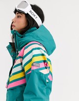 Thumbnail for your product : Roxy Frozen ski jacket in blue