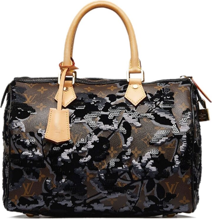 Louis Vuitton 2009 Pre-owned Alma sequin-embellished Tote Bag - Brown