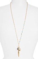 Thumbnail for your product : Nordstrom Feather Cluster Pendant Necklace