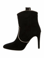 Thumbnail for your product : Barneys New York Suede Western Boots w/ Tags Black