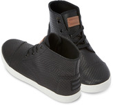 Thumbnail for your product : Toms Black Leather Snake Women's Paseo Highs