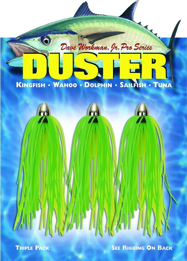 Boone Duster Light Green/Chartreuse 3 pk