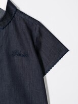 Thumbnail for your product : Fendi Kids Embroidered Logo Polo Shirt