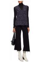 Thumbnail for your product : Markus Lupfer Ruffled Leopard-Print Silk Crepe De Chine Peplum Top