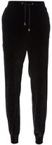 Versace Jeans VERSACE JEANS TAPERED VELOUR TRACK PANTS, FEMME, TAILLE: 46, NOIR