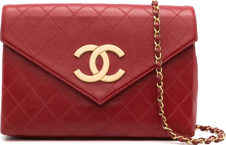 Chanel Pre Owned Jumbo Classic Flap shoulder bag - ShopStyle