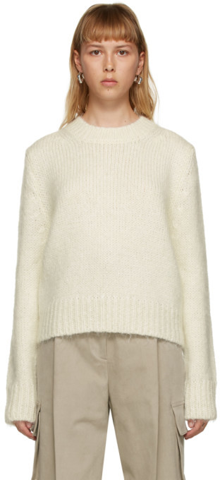 DRAE Off-White Mohair Sweater - ShopStyle