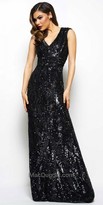 Thumbnail for your product : Mac Duggal Fully Sequined Sleeveless Evening Dress