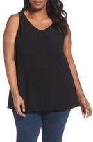 Thumbnail for your product : Sejour Plus Size Women's High/low Tunic Tank