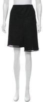 Thumbnail for your product : Reed Krakoff Asymmetrical Mesh Skirt