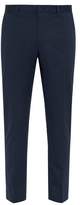 Thumbnail for your product : Dolce & Gabbana Side Stripe Tailored Cotton Blend Trousers - Mens - Blue