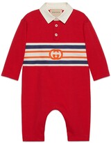 Thumbnail for your product : Gucci Baby Interlocking G one-piece