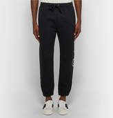 Thumbnail for your product : Gucci Tapered Logo-Print Loopback Cotton-Jersey Sweatpants