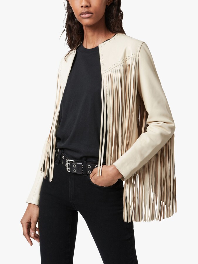 tassel fringe jacket