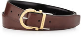 Thumbnail for your product : Ferragamo 4-In-1 Reversible Gancini Belt, Black/Brown