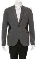 Thumbnail for your product : Neil Barrett Two-Button Notch-Lapel Blazer w/ Tags grey Two-Button Notch-Lapel Blazer w/ Tags