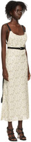Thumbnail for your product : Brock Collection Off-White Linen Floral Tamara Dress