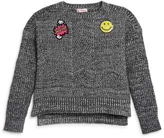 Design History Girls' Emoji Sweater - Big Kid