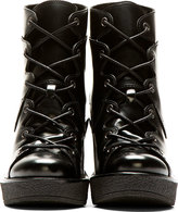 Thumbnail for your product : Pierre Hardy Black Casual Carryover Cordovan Wedge Boots