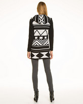 Thumbnail for your product : Le Château Aztec Print Wool Blend Sweater Coat