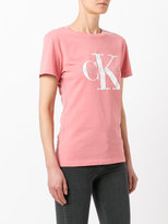 Thumbnail for your product : Calvin Klein Jeans logo T-shirt - women - Cotton - L