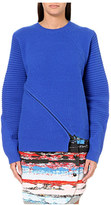 Thumbnail for your product : Opening Ceremony Zip-detail wool jumper