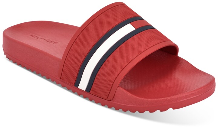 tommy hilfiger sandals red