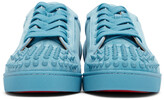 Thumbnail for your product : Christian Louboutin Blue Louis Junior Spikes Orlato Low-Top Sneakers