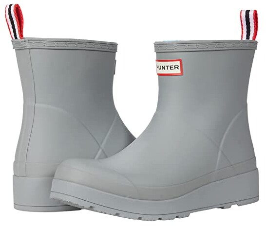 gray hunter boots