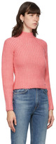 Thumbnail for your product : VVB Pink Bell Sleeve Sweater