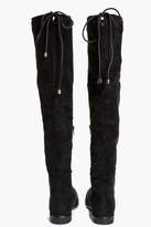 Thumbnail for your product : boohoo Tie Back Flat Over The Knee Boots