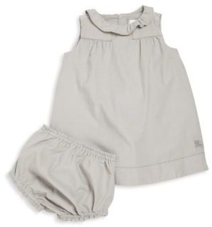Burberry Baby's Two-Piece Melly Corduroy Dress & Bloomers Set