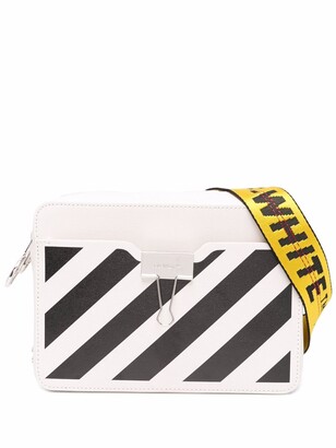 off white medium binder clip bolsa