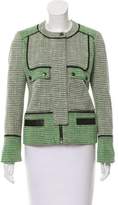 Thumbnail for your product : Proenza Schouler Leather-Trimmed Tweed Jacket