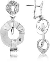 Thumbnail for your product : Orlando Orlandini Fashion - Diamond 18K White Gold Drop Earrings
