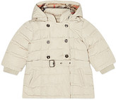 Thumbnail for your product : Burberry Belted puffer jacket 3 months