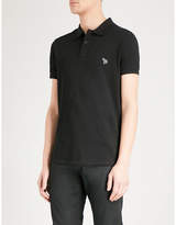 Thumbnail for your product : Paul Smith Zebra-embroidered cotton-pique polo shirt