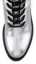 Thumbnail for your product : Marc Jacobs Crosby Metallic Leather Hiking Boots