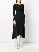 Thumbnail for your product : Maison Flaneur Asymmetric Tie Waist Skirt